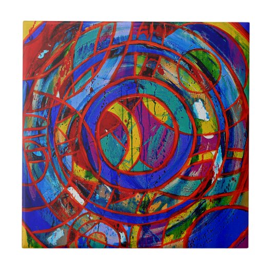 Carreau Composition #17 par Michael Moffa (Devant)