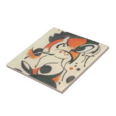 Carreau Composition avec deux cerfs de Franz Marc (Côté)