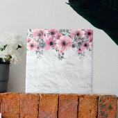 Carreau Composition florale élégante antique romantique
