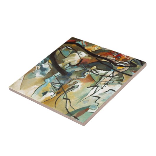 Carreau Composition Kandinsky V Peinture Abstraite (Côté)