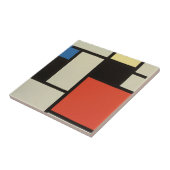 Carreau Composition mondrienne Art moderne de la peinture (Côté)