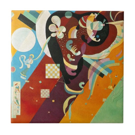 Carreau Compositon Abstrait Kandinsky IX (Devant)