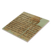 Carreau Compte de la bataille de Qadesh, donnée en Syrie (Côté)