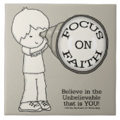 Carreau Concentre-toi sur la foi (Devant)