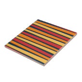 Carreau Conception abstraite colorée avec des lignes (Côté)