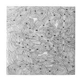 Carreau Conception abstraite originale de la batterie de s (Devant)