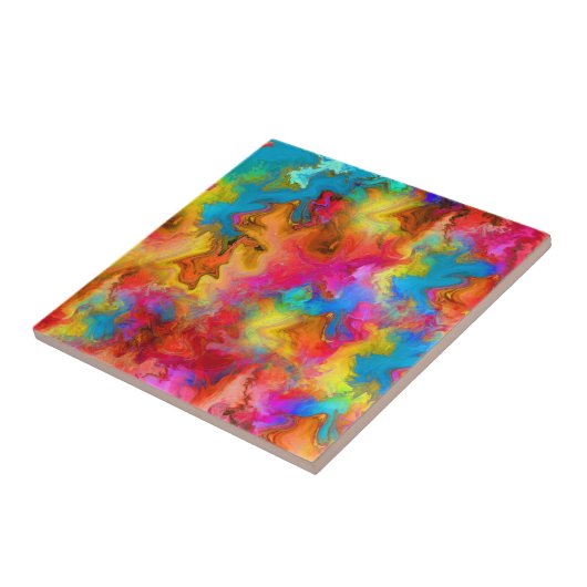 Carreau conception arc-en-ciel (Côté)