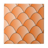 Carreau Conception Art Nouveau Orange (Devant)