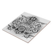 Carreau Conception artistique tribale (Côté)