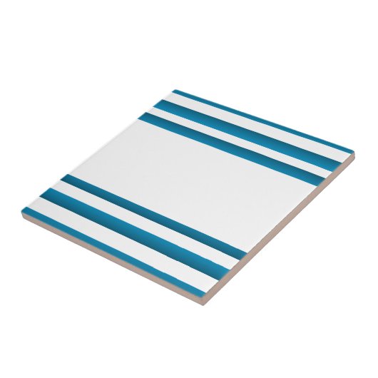 Carreau Conception bleue de Santorini Grèce (Côté)