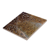 Carreau Conception Brown de plumes de faisan (Côté)