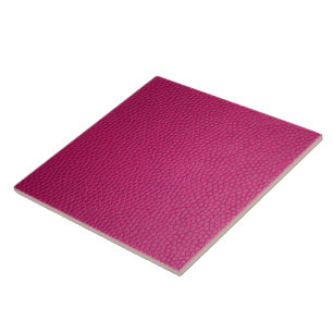 Carreau Conception classique moderne en cuir rose personna