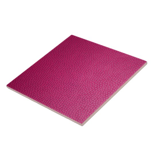 Carreau Conception classique moderne en cuir rose personna (Côté)