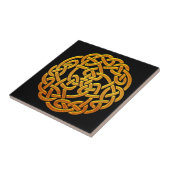 Carreau Conception D1 celtique irlandaise d'or celtique (Côté)