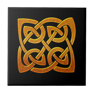 Carreau Conception D2 celtique irlandaise d'or celtique