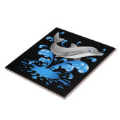 Carreau Conception d'animation de dauphin (Côté)