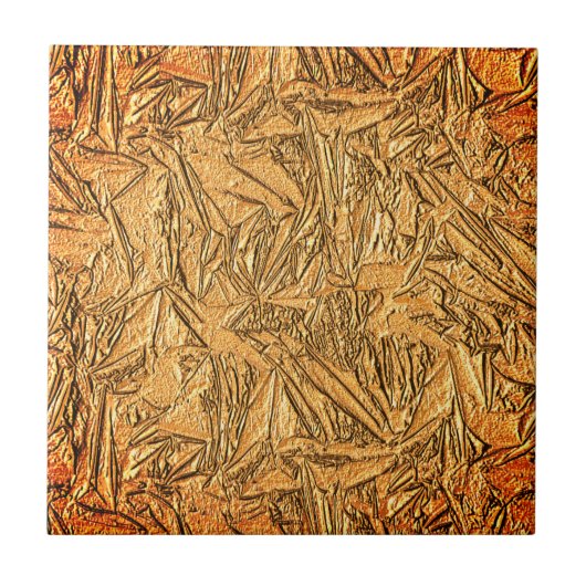Carreau Conception d'aspect de feuille de métal rouillée (Devant)
