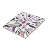 Carreau Conception de cercle de maquillage (Côté)