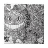 Carreau Conception de chat de Cheshire (Devant)