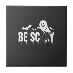 Carreau Conception de chauve-souris fantôme d'Halloween ef