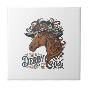 Carreau Conception de chemise à chapeau floral de cheval d
