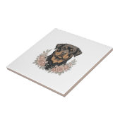 Carreau Conception de chemise à portrait floral de Rottwei (Côté)