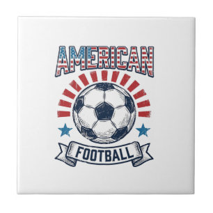 Carreau Conception de chemise de ballon de football améric