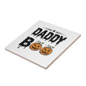Carreau Conception de chemise de pumpkin Halloween vintage (Côté)