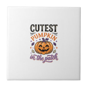 Carreau Conception de chemise Halloween Citrouille la plus