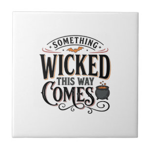 Carreau Conception de chemise Halloween Vintage Something