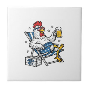 Carreau Conception de chemise patriotique de bière de poul
