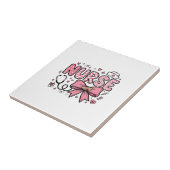 Carreau Conception de chemise vectorielle Cute Nurse Bow H (Côté)