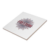Carreau Conception de chemise vectorielle de feu d'artific (Côté)