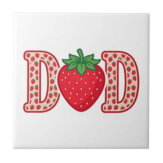 Carreau Conception de chemise vectorielle lettrage fraise  (Devant)