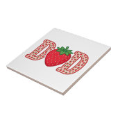 Carreau Conception de chemise vectorielle lettrage fraise  (Côté)