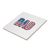 Carreau Conception de chemise vectorielle Papa patriotique (Côté)