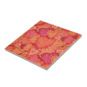 Carreau Conception de coeurs en mosaïque mignonne (Côté)