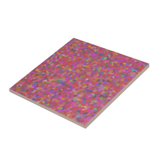 Carreau Conception de confettis multicolores (Côté)