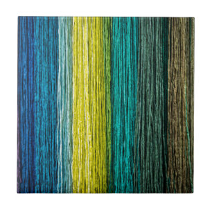 Carreau Conception de cordage multicolore