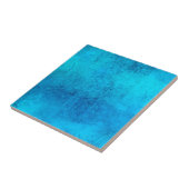 Carreau Conception de couleur unie bleue abstraite (Côté)