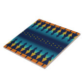 Carreau Conception de couverture de selle Pins Sunset Sout (Côté)