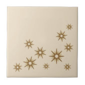 Carreau Conception de démarrage Gold du milieu du siècle (Devant)