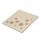 Carreau Conception de démarrage Gold du milieu du siècle (Côté)