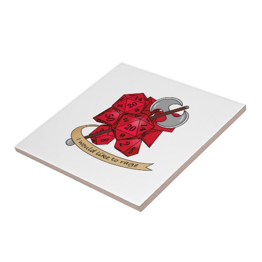 Carreau Conception de dés barbares (Côté)