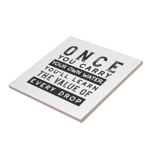 Carreau Conception de devis de sagesse - Valeur de chaque (Côté)