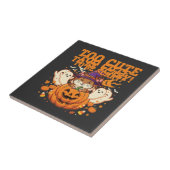 Carreau Conception de fantôme de citrouille de hamster de (Côté)