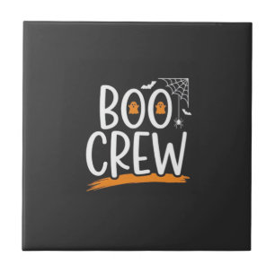 Carreau Conception de fantôme Halloween Boo Crew_1