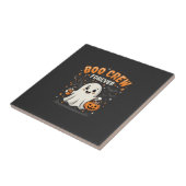 Carreau Conception de fantôme Halloween Boo Crew Forever_1 (Côté)
