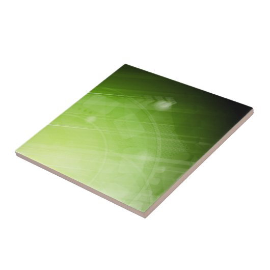 Carreau Conception de feu vert dans le style de pointe (Côté)