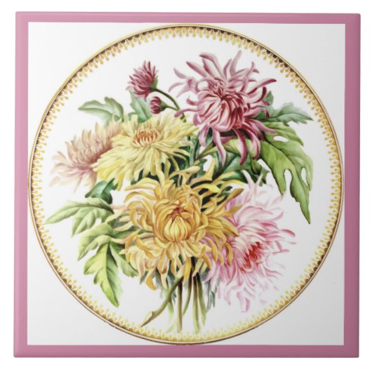 CARREAU CONCEPTION DE FLEURS (Devant)